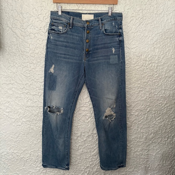 Mother Denim The Snapped Ditcher Flood Jeans Size 28 - Picture 2 of 8